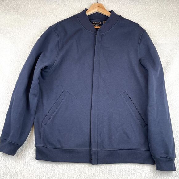 Pendleton Navy Blue Lightweight Jacket with Tan Pattern - Picture 3 of 8